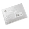 Lot pochettes plastique opaque blanche super 16x22 cm (lot de 100)