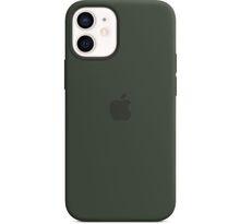 APPLE iPhone 12 mini Coque en Silicone avec MagSafe - Vert Cypres