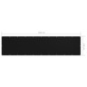 Vidaxl écran de balcon noir 120x500 cm tissu oxford