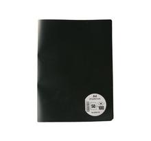 Protège-documents, format A4, avec 50 pochettes Noir ELBA