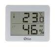 Thermomètre / hygromètre blanc - otio
