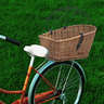 vidaXL Panier arrière de vélo avec couvercle 55x31x36 cm Saule naturel