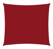 135638 vidaxl sunshade sail oxford fabric square 7x7 m red
