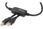Cable USB 10m  A/B M/M amplifié