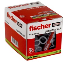 Fischer ensemble de chevilles duopower 14x70 s 20 pcs