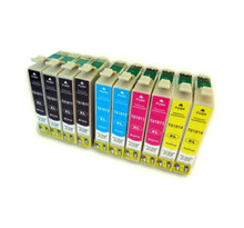 Pack de 10 cartouches compatibles t18 xl pour imprimantes epson