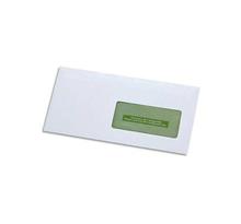 Boite 500 enveloppes recyclées erapure, format dl 110x220mm fenetre 45x100mm 80g gpv