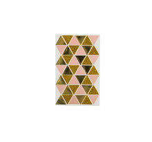 Sticker triangle Foil et paillette 2,3 x 2 cm 84 pièces