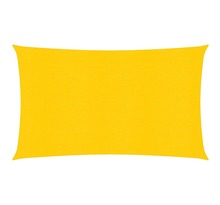 Vidaxl voile d'ombrage 160 g/m² jaune 2,5x5 m pehd