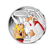 Monnaie de 10€ Argent Colorisée - Astérix Humour - Millésime 2022