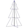 Vidaxl arbre de noël cône 240 led d'intérieur/d'extérieur 118x180 cm