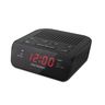 METRONIC Radio réveil FM double alarme avec luminosité réglable - Noir