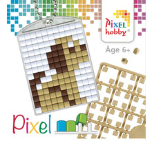 Pixel kit créatif porte-clé 4x3cm chien