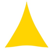 Vidaxl voile de parasol tissu oxford triangulaire 5x6x6 m jaune