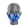 Masque Distinction Motifs Bleu - Masque tissu lavable 50 fois