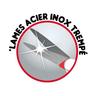Ciseaux STEEL Lames acier inoxydable 16 cm BIC