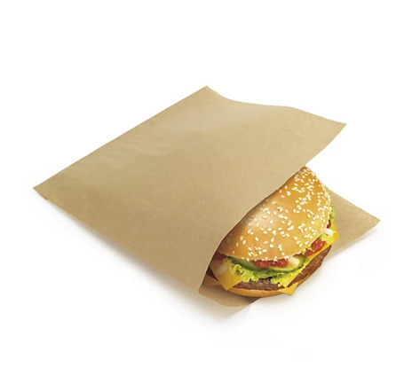 Sachet sandwich en papier ingraissable avec ouverture latérale 16x20cm (colis de 2000)