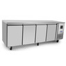 Table réfrigérée positive 4 portes - profondeur 600 - atosa -  - acier inoxydable44802230pleine x600x840mm