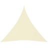 Vidaxl voile de parasol tissu oxford triangulaire 3x3x3 m crème