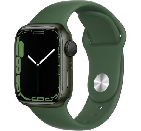 Apple Watch Series 7 GPS - 41mm - Boîtier Green Aluminium - Bracelet Clover Sport