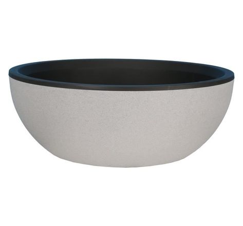 RIVIERA - Coupe pot de fleurs - granit D50 - stone