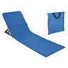 HI Chaise tapis de plage pliable PVC Bleu