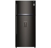 Lg - gtf7850bl - réfrigerateur congélateur 2 portes - 509l (379l + 130l) - no frost - a++ - l78cm x h180cm - noir