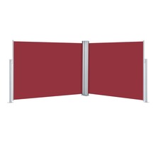 vidaXL Auvent latéral rétractable Rouge 140 x 1000 cm