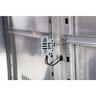 Soubassement réfrigéré professionnel positif  4 portes - 420 l - polar - r600a - acier inoxydable4420pleine/battante 2230x700x650mm