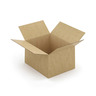 Caisse carton brune simple cannelure à montage instantané RAJA 25x20x15 cm (colis de 20)