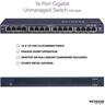 GS116 Switch Gigabit 16 ports NETGEAR