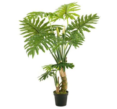 Emerald Plante artificielle Philodendron en pot 130 cm