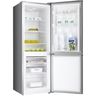 Candy cfm 14504sn - réfrigérateur combiné 165l (122+43l) - froid statique - l50x h142 2cm - silver