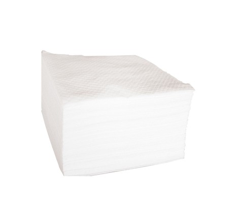 (lot  de 2400 serviettes) serviette en ouate blanche 1 pli 1 pli 30 x 30cm