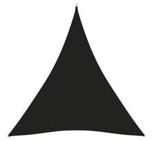 Vidaxl voile de parasol tissu oxford triangulaire 3x4x4 m noir