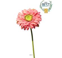 Gerbera artificiel, H 48 cm Rose soutenu - BEST