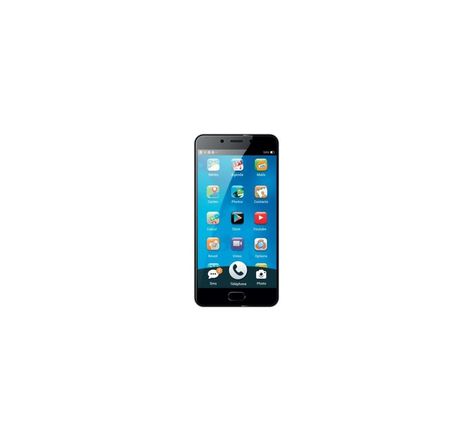 Smartphone Ordissimo Lenumero1 - 4g Lte - Android 6.0 Adapte - Grand Ecran 5.5 - Acces Simplifie Aux Principales Fonctions