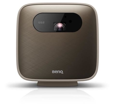 BENQ GS2 Vidéoprojecteur DLP 720p (1280x720) - 500 lumens ANSI - 2 haut-parleurs avec caisse de résonance et mode Bluetooth - Beige