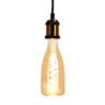 Ampoule led déco bouteille au verre ambré  culot e27  4w cons. (30w eq.)  350 lumens  lumière blanc chaud