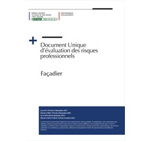 Document unique d'évaluation des risques professionnels métier (pré-rempli) : façadier - version 2023 uttscheid