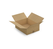 Caisse carton brune simple cannelure RAJA 45x35x15 cm (colis de 25)