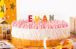 Bougies d'anniversaire Eva et Evan