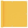 Vidaxl écran de balcon jaune 90x400 cm tissu oxford