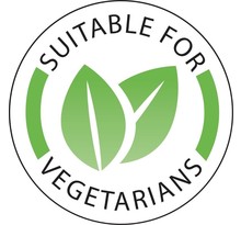 Etiquettes plats végétariens compatible distributeur gh471 - vogue - lot de 1000