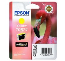 Epson t0874 flamant rose cartouche d'encre jaune