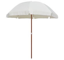Vidaxl parasol avec mât en acier 240 cm sable