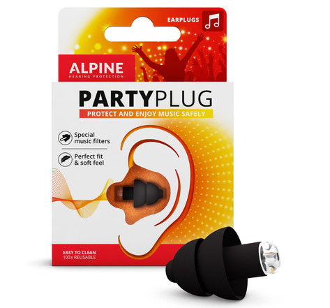 Protection auditive concerts partyplug alpine  noir