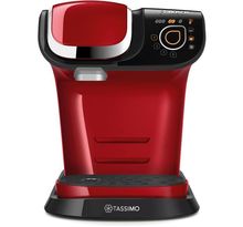 Machine à café TASSIMO BOSCH TAS6503 - Rouge - Multi-boissons - Réservoir d'eau 1,3L - Arrêt automatique