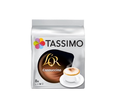 Tassimo L'Or Cappucino café gourmand en dosettes x8 -267g