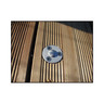 Un piton escamotable pour terrasse bois ou composite, ø extérieur 4 cm